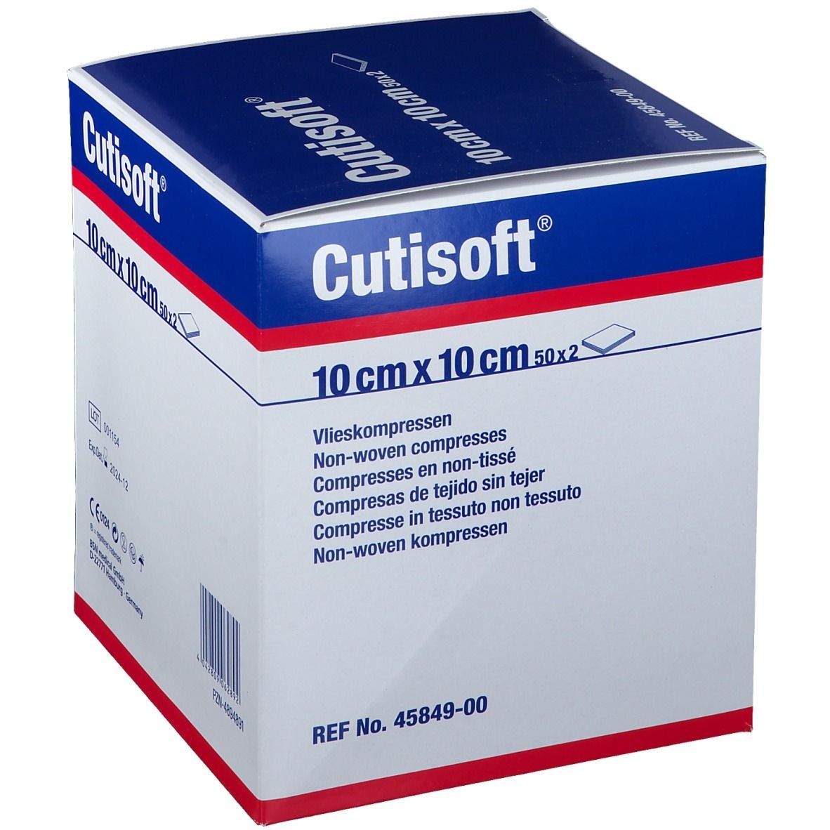 Cutisoft Cotone Sterile TNT 10cm x 10cm