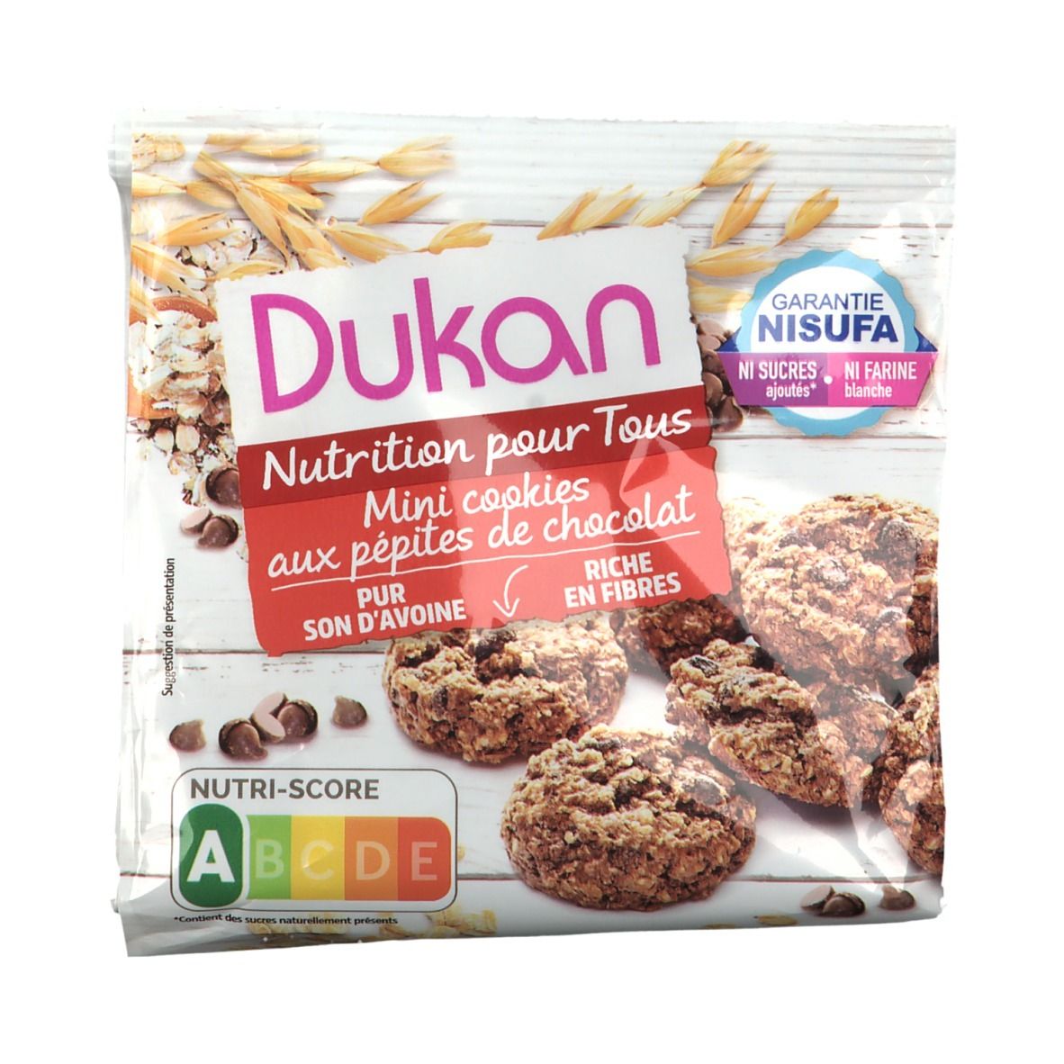 Dukan Mini cookies di Crusca d’Avena e Gocce di Cioccolato