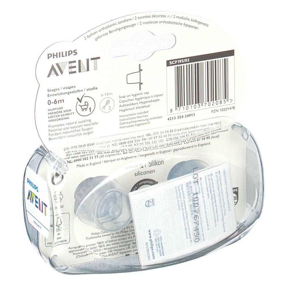 Avent Pacifier Fashion Monkey Flower 0-6 Months