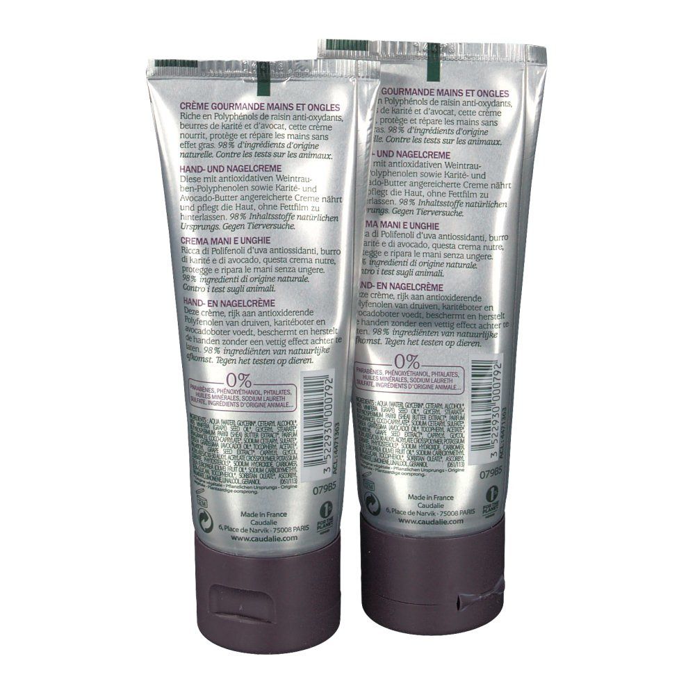 Caudalie Crema Mani E Unghie Duo