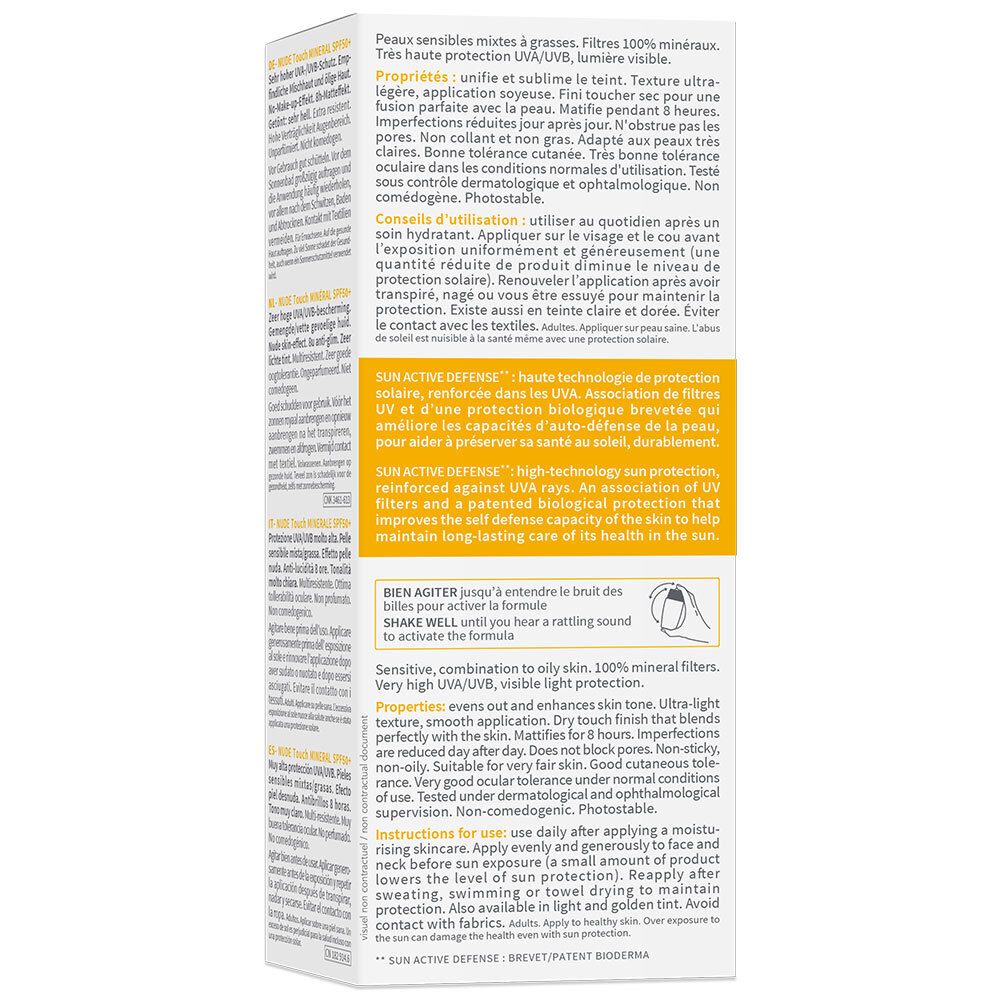 BIODERMA Photoderm NUDE Touch SPF 50+