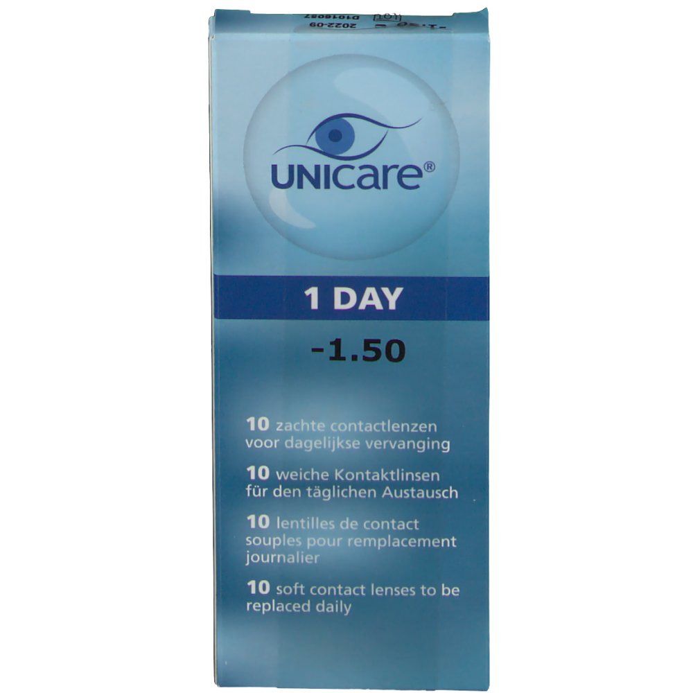 Unicare Daily Contact Lenses -1.50