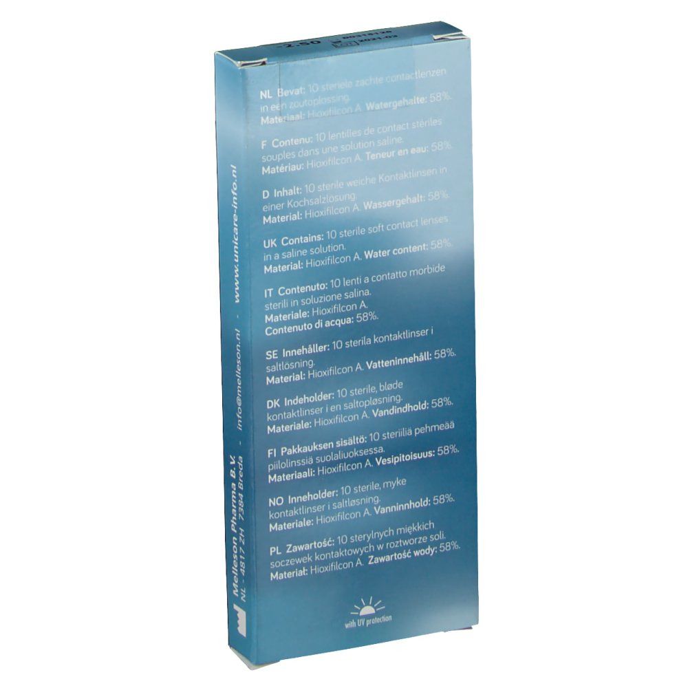 Unicare Daily Contact Lenses -2.50