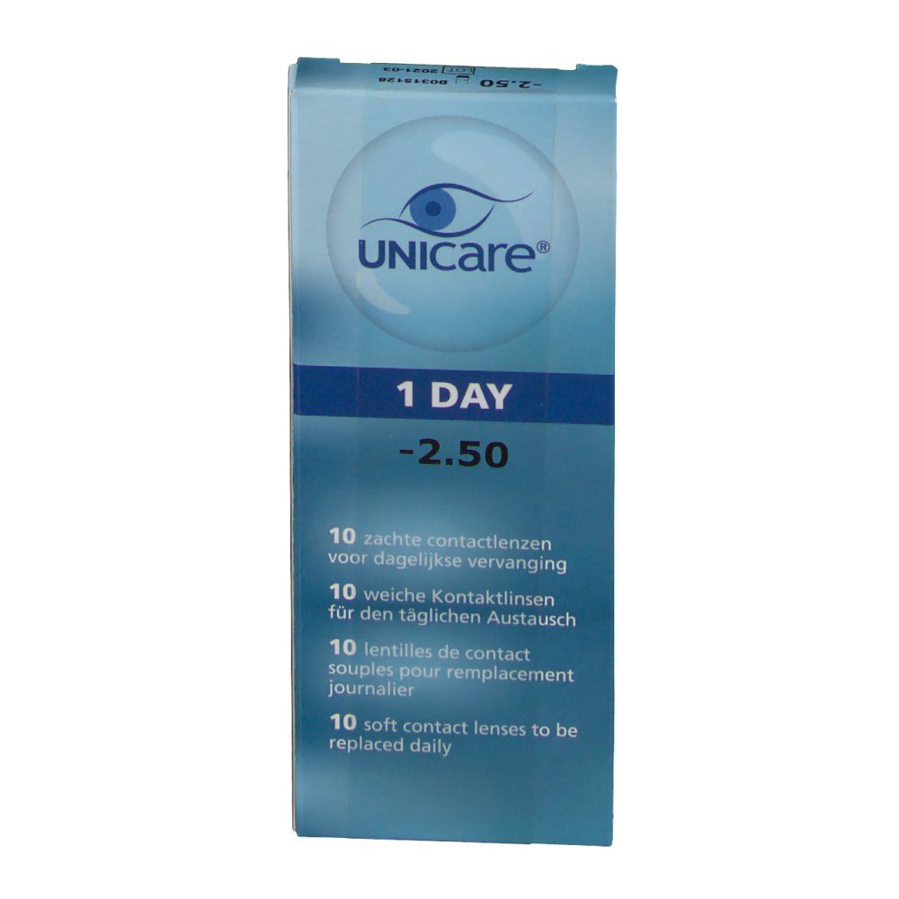 Unicare Daily Contact Lenses -2.50
