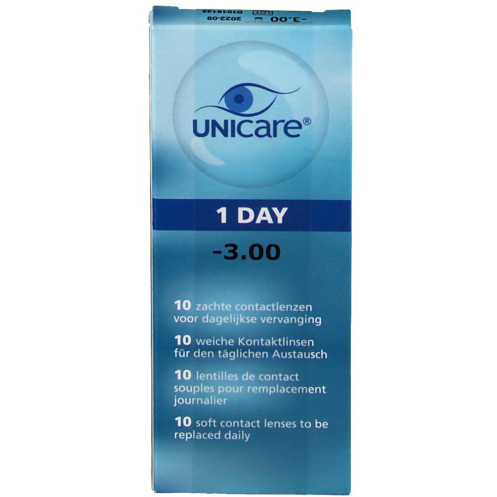 Unicare Daily Contact Lenses -3.00