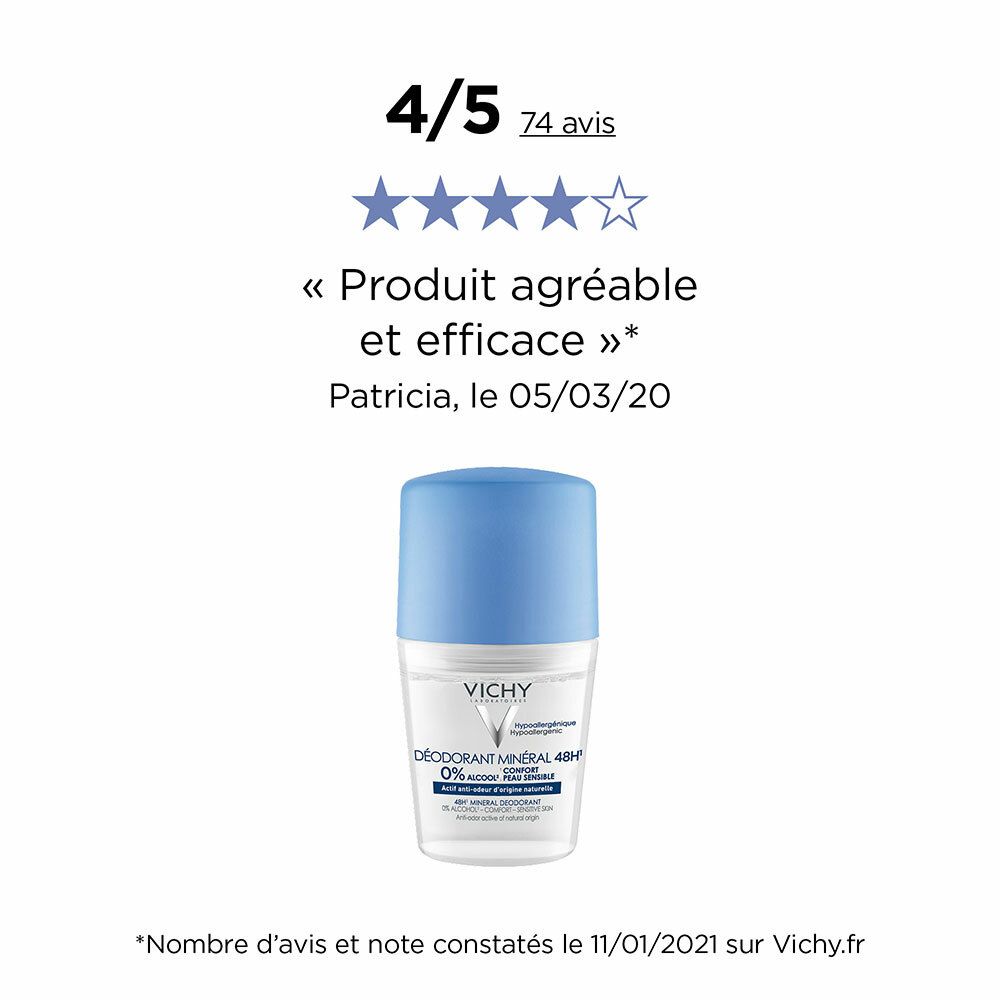 Vichy Deodorante Minerale 48u