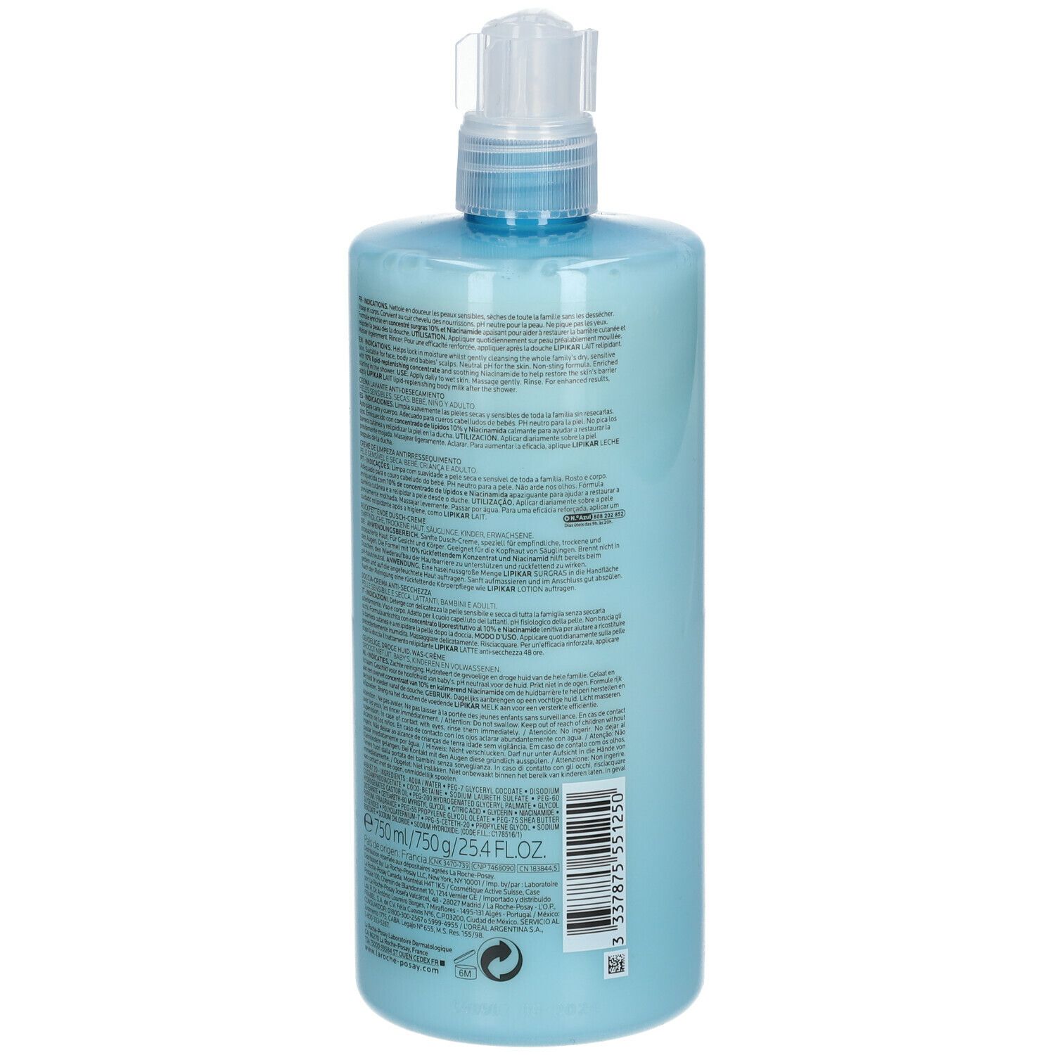 La Roche-Posay Lipikar Surgras Doccia-Crema