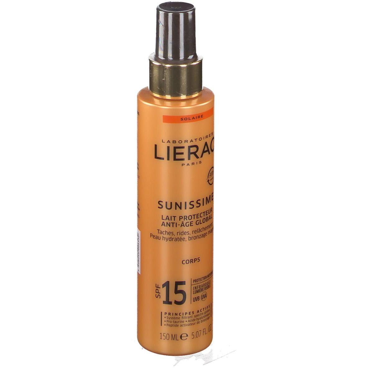 Lierac Sunissime Latte Per Il Corpo Protettore Energizzante SPF15
