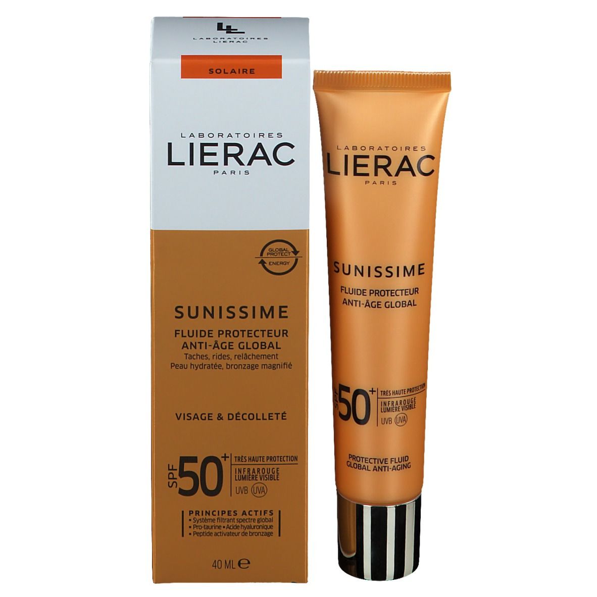 Lierac Sunissime Fluido Protettore Energizzante Viso SPF50
