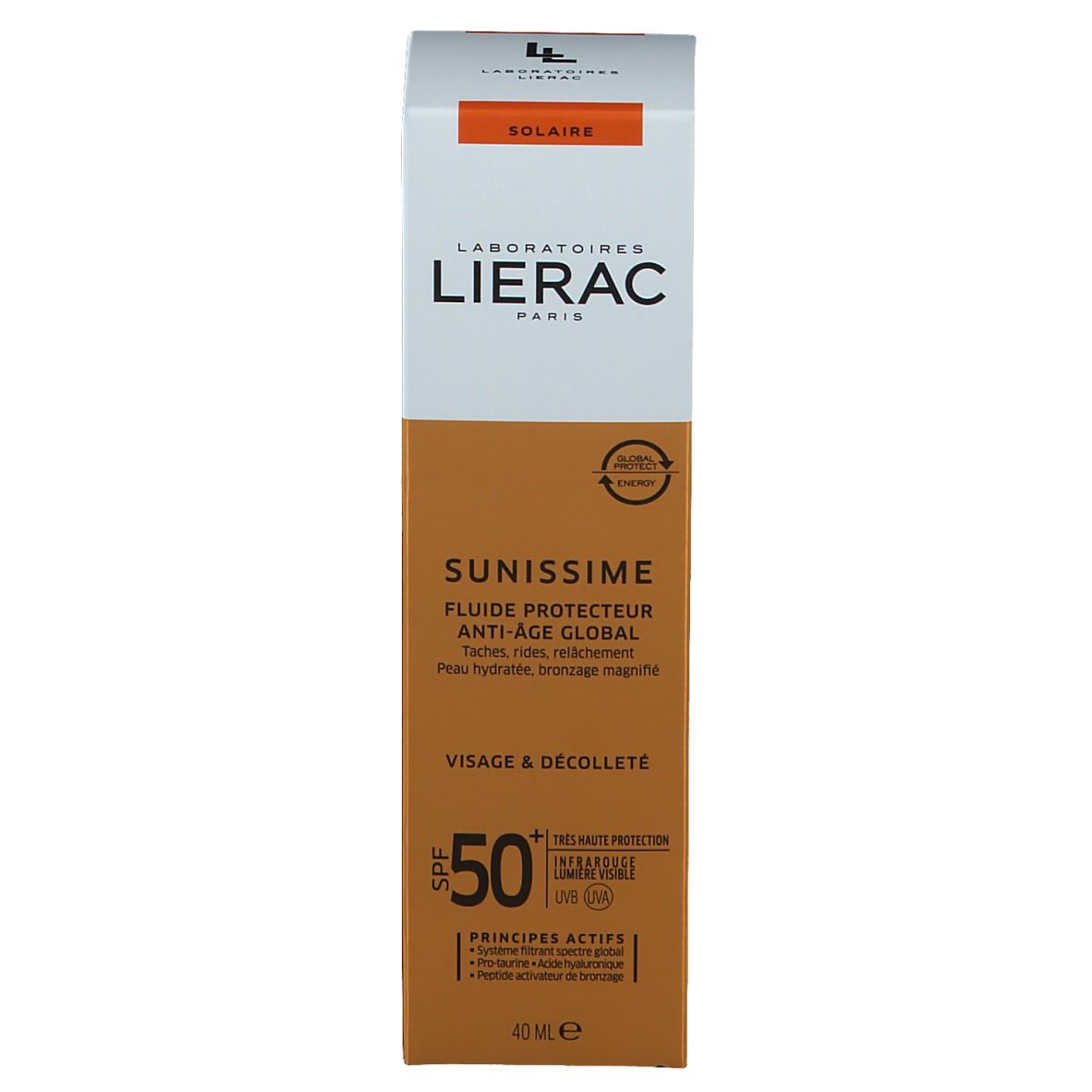 Lierac Sunissime Fluido Protettore Energizzante Viso SPF50