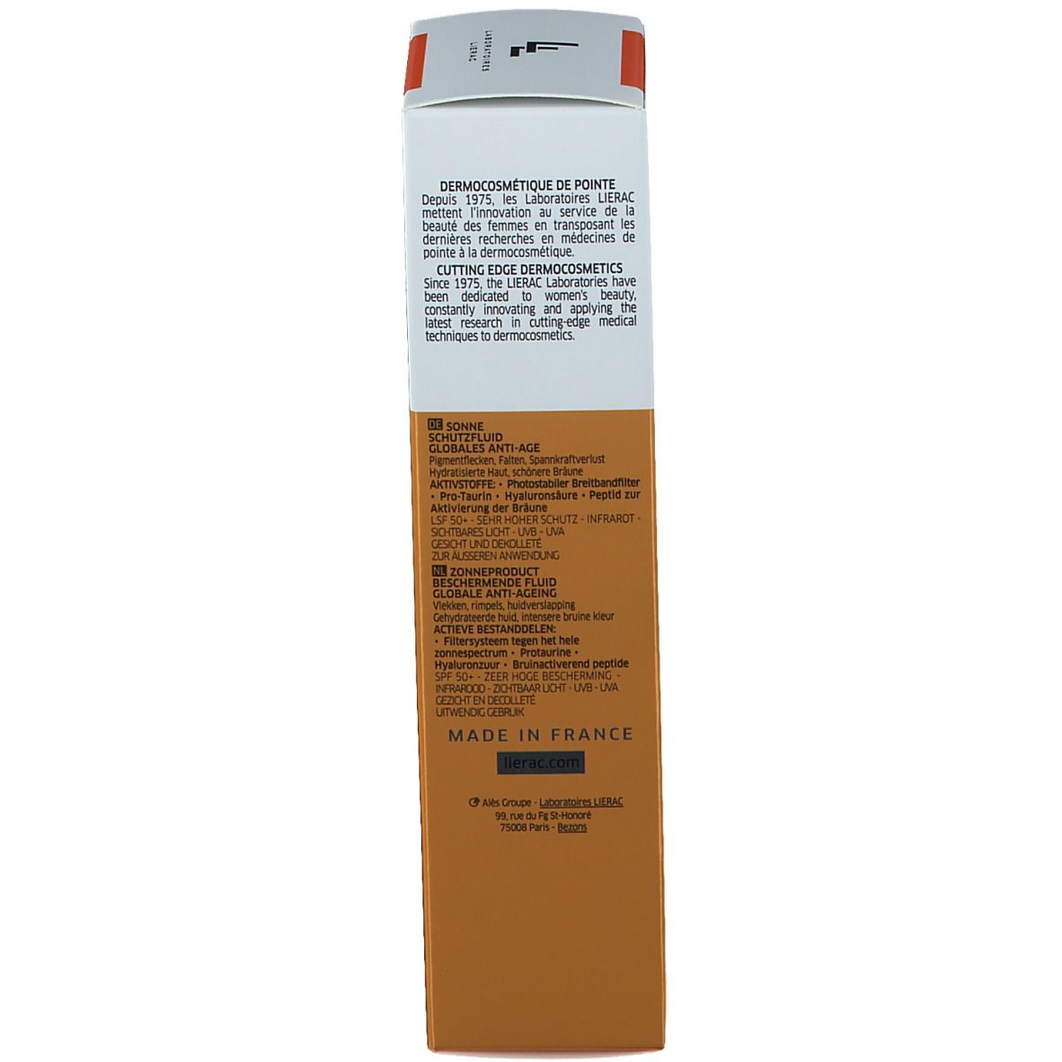 Lierac Sunissime Fluido Protettore Energizzante Viso SPF50
