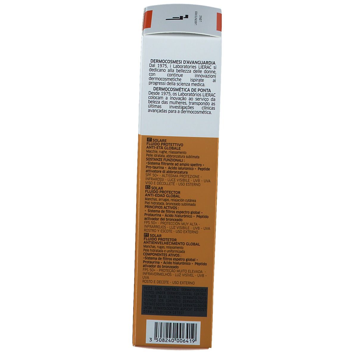 Lierac Sunissime Fluido Protettore Energizzante Viso SPF50