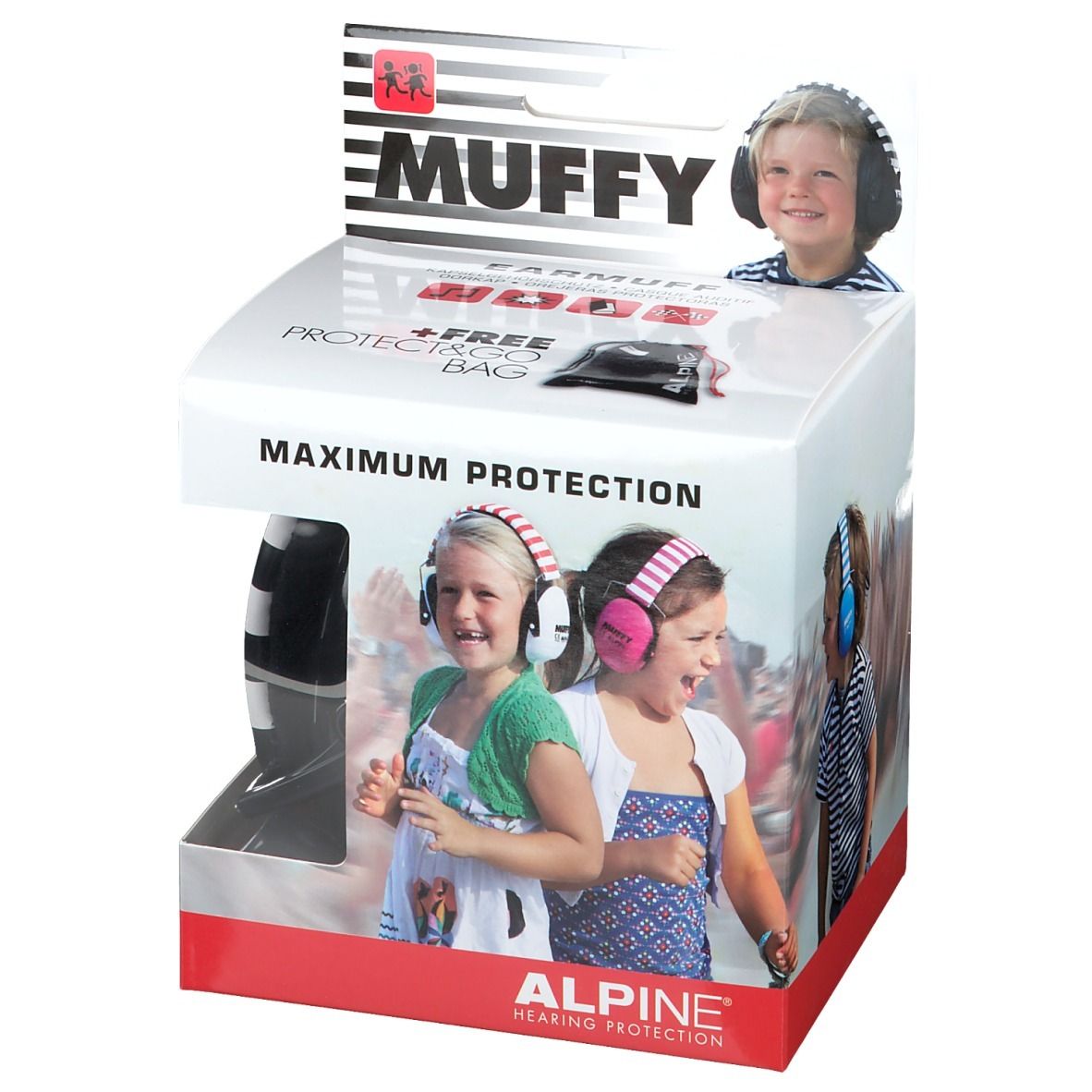 Alpine Muffy Kids Cuffia Nero