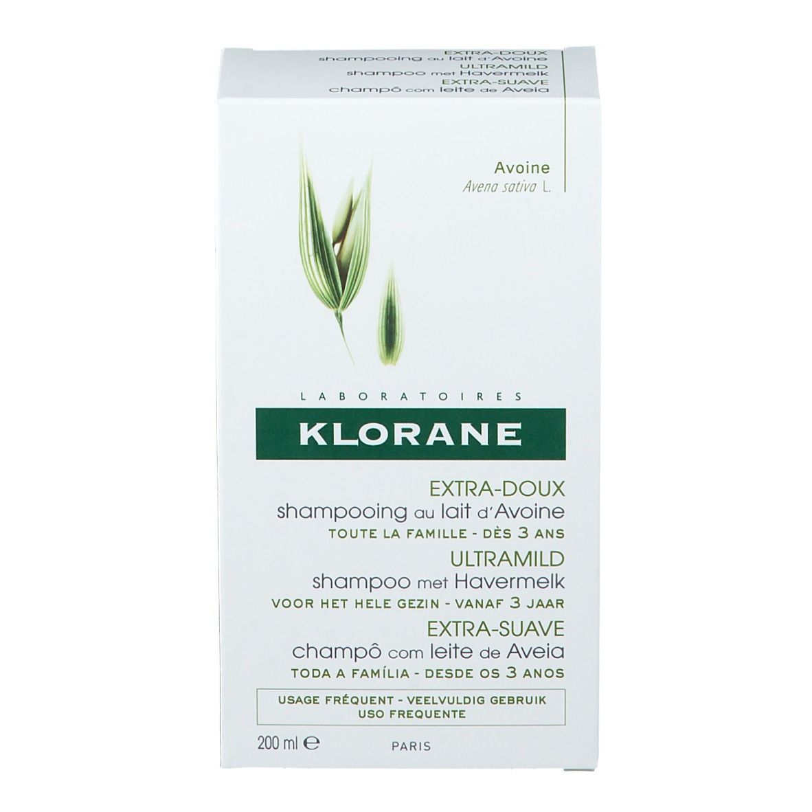 Klorane Shampoo Latte Avena