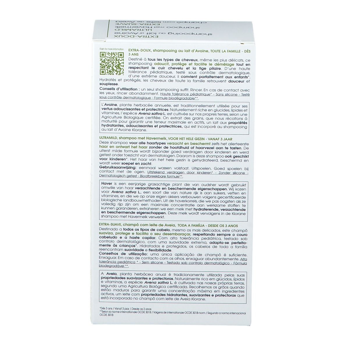 Klorane Shampoo Latte Avena