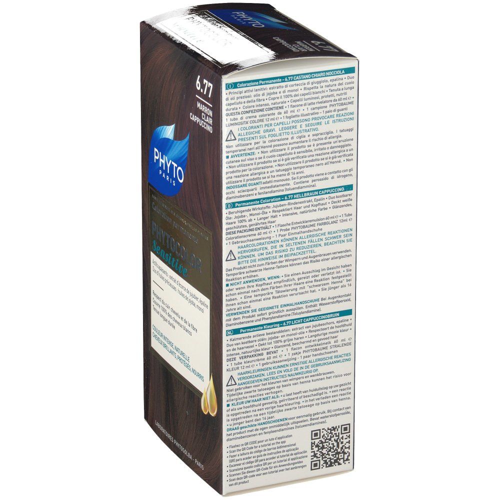 Phytocolor Sensitive 6.77 Marrone Chiaro Cappucino