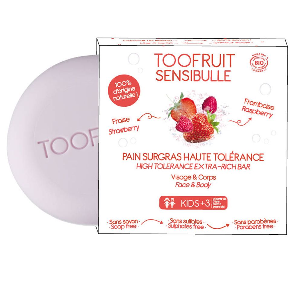 Toofruit Sensibulle Sapone Lampone/Fragola