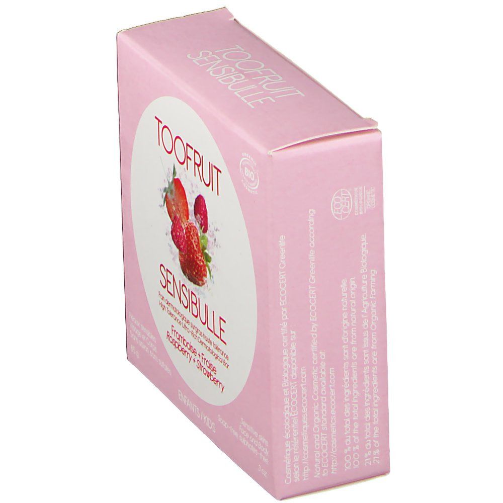 Toofruit Sensibulle Sapone Lampone/Fragola