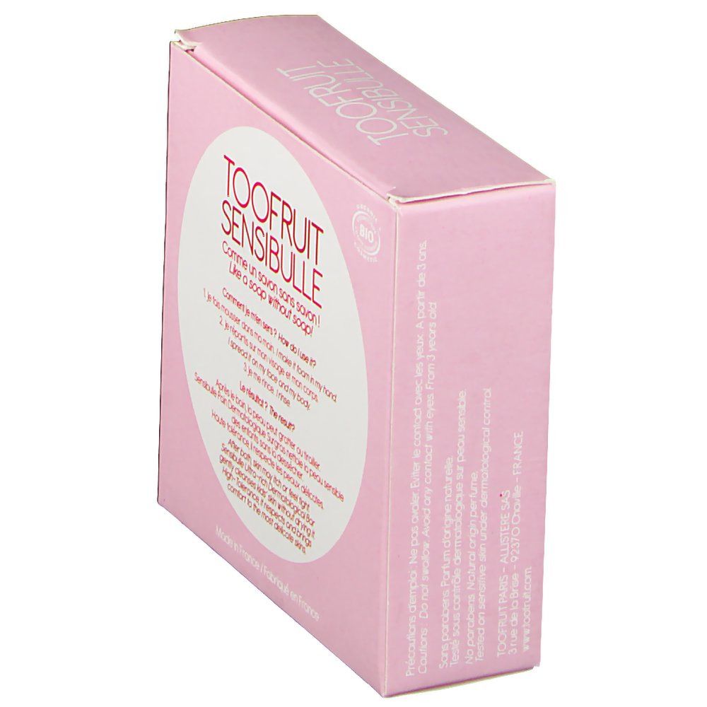 Toofruit Sensibulle Sapone Lampone/Fragola