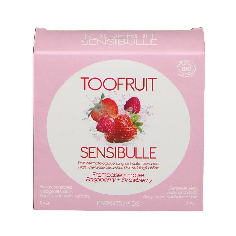 Toofruit Sensibulle Sapone Lampone/Fragola