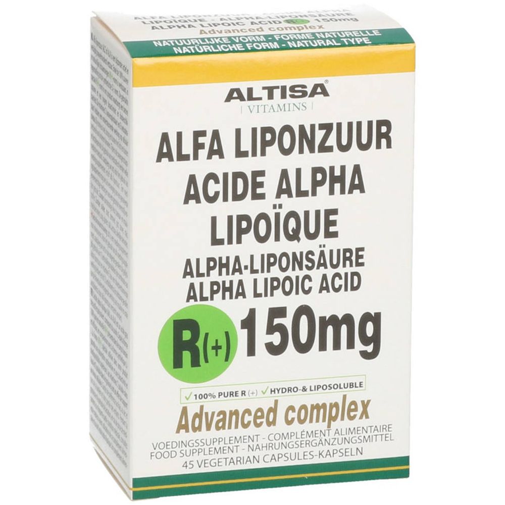 Altisa R-Alpha Lipoic Acid + C+E 150mg