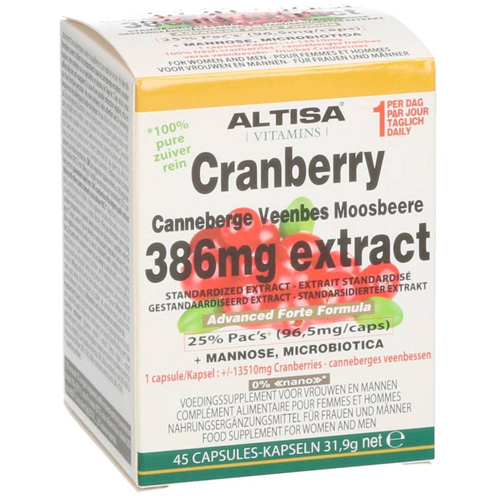Altisa Cranberry Extract + Mannose Advanced