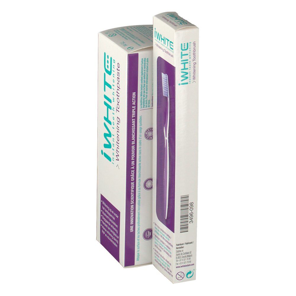 I-White Instant Whitening Dentifricio 75 ml + Spazzolino Da Denti GRATIS