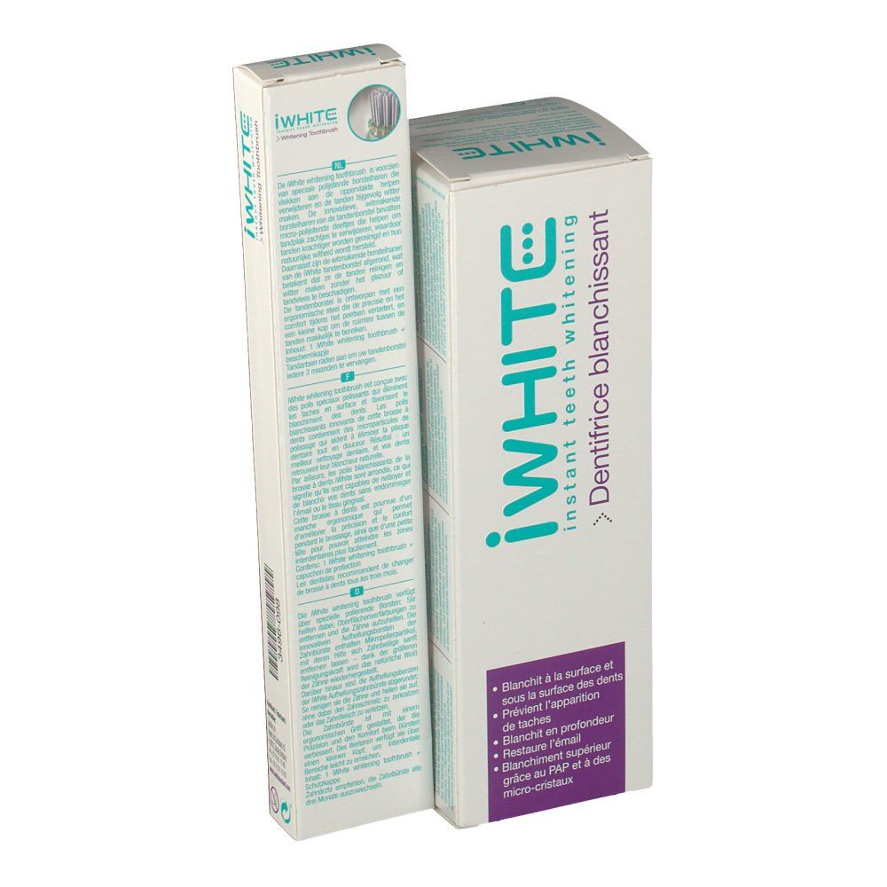 I-White Instant Whitening Dentifricio 75 ml + Spazzolino Da Denti GRATIS