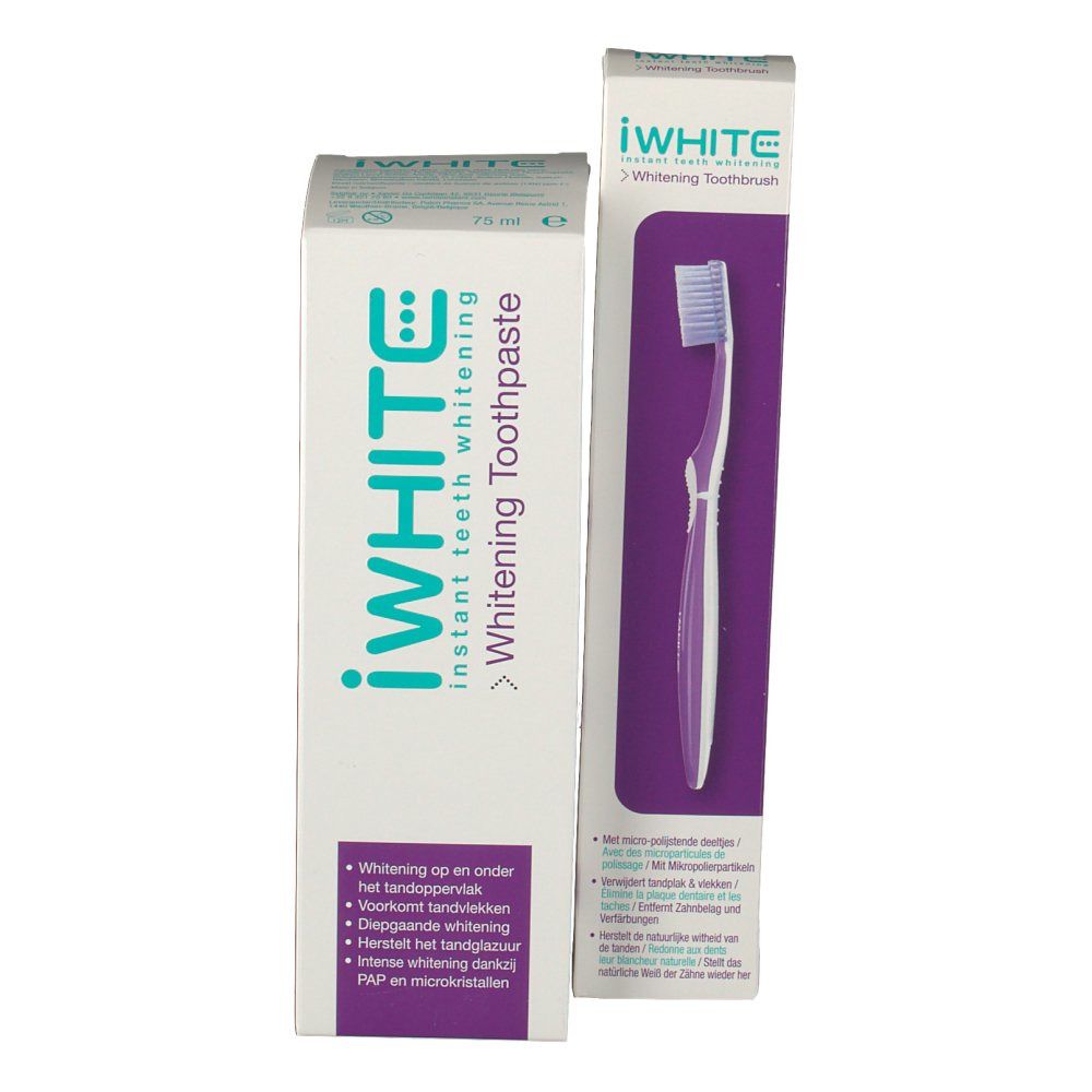 I-White Instant Whitening Dentifricio 75 ml + Spazzolino Da Denti GRATIS
