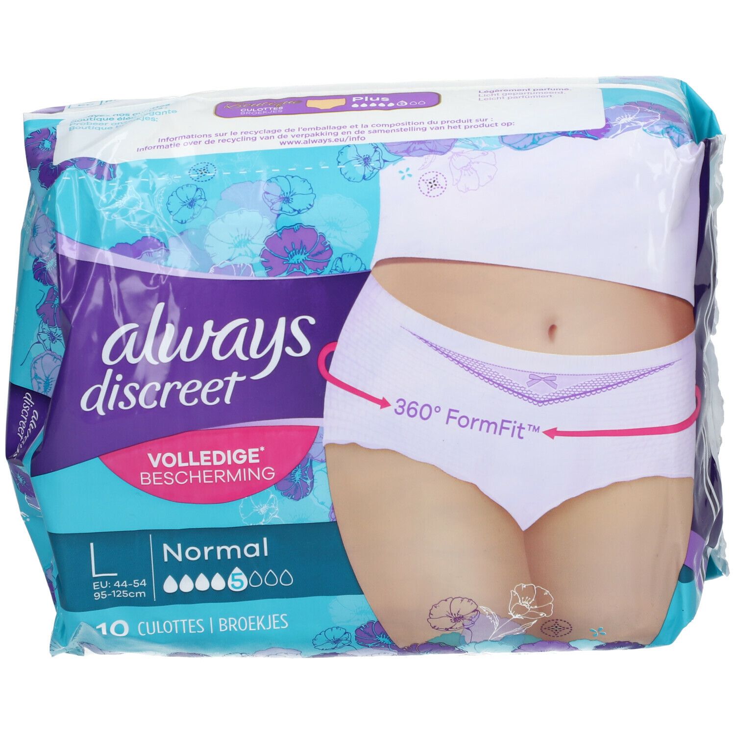 Always Discreet Incontinence Pants Large