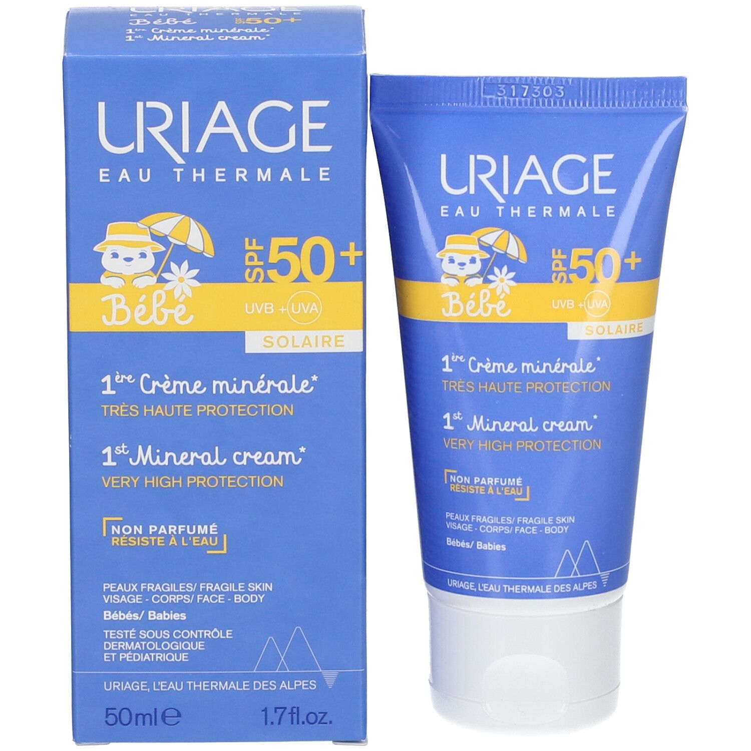 Uriage Baby Crema Minerale Première SPF50+