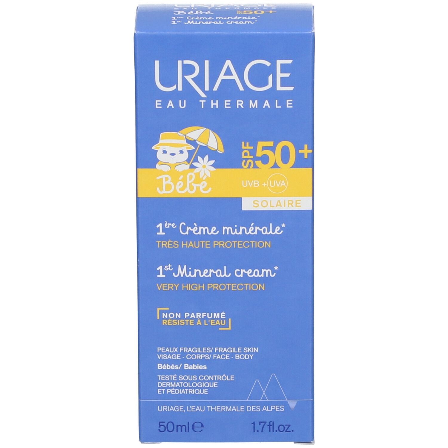 Uriage Baby Crema Minerale Première SPF50+