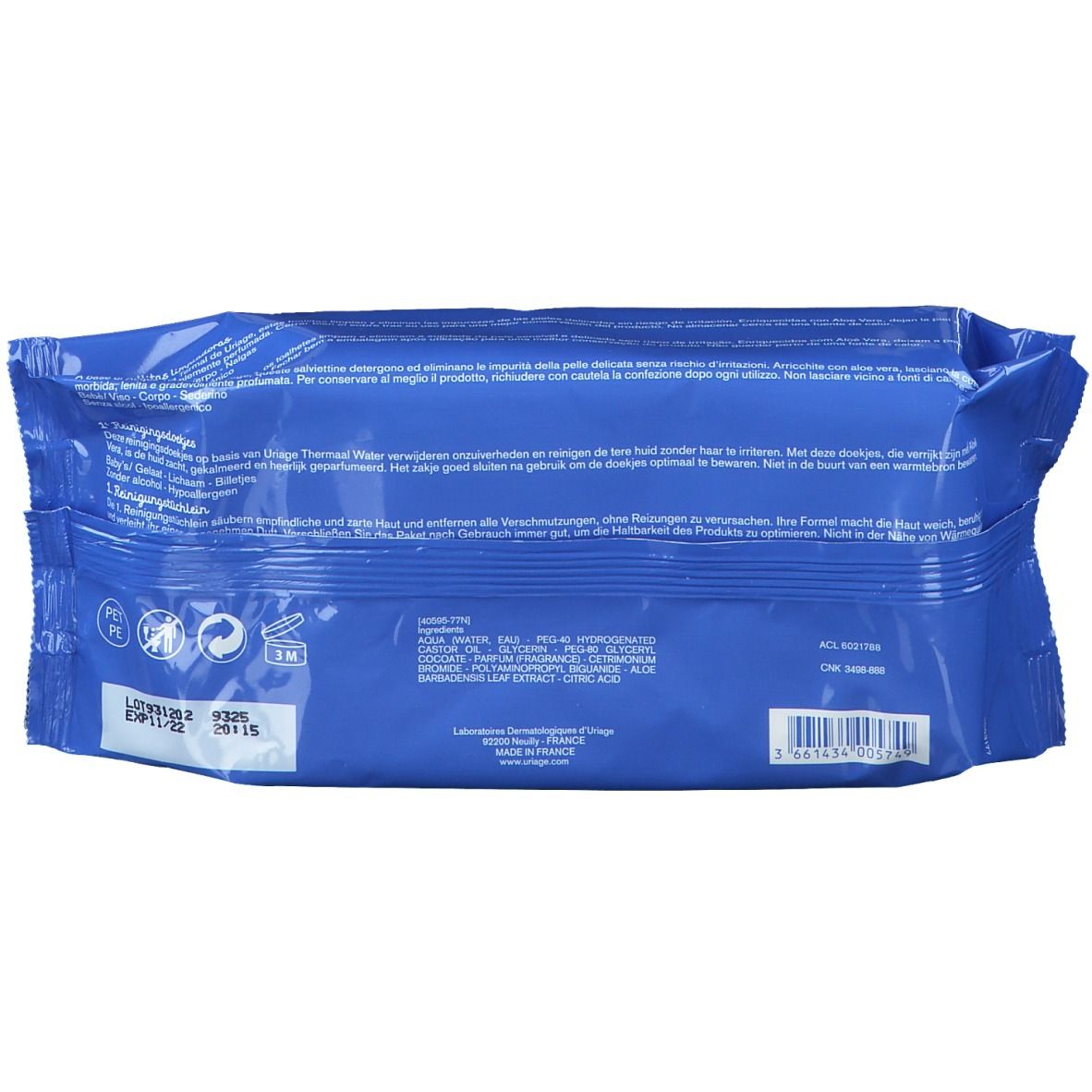 Uriage Baby Prime Salviette Umidificate