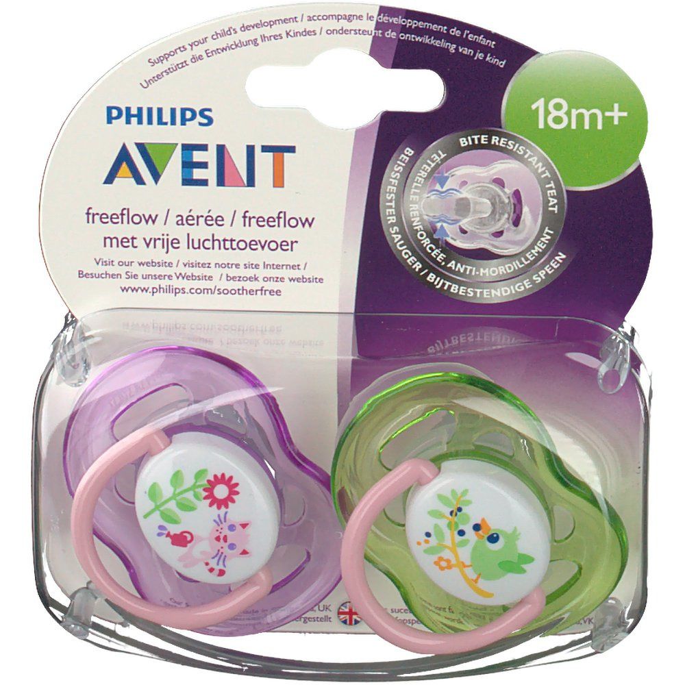 Avent Succhietto Fashion Scimmia/Fiore 18+ Mesi