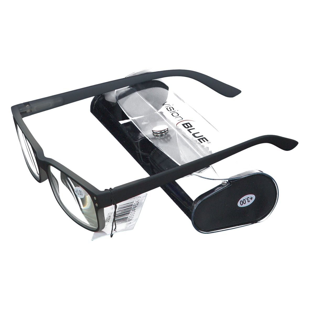 Pharma Glasses VisionBlue PC01 Nero +3.00