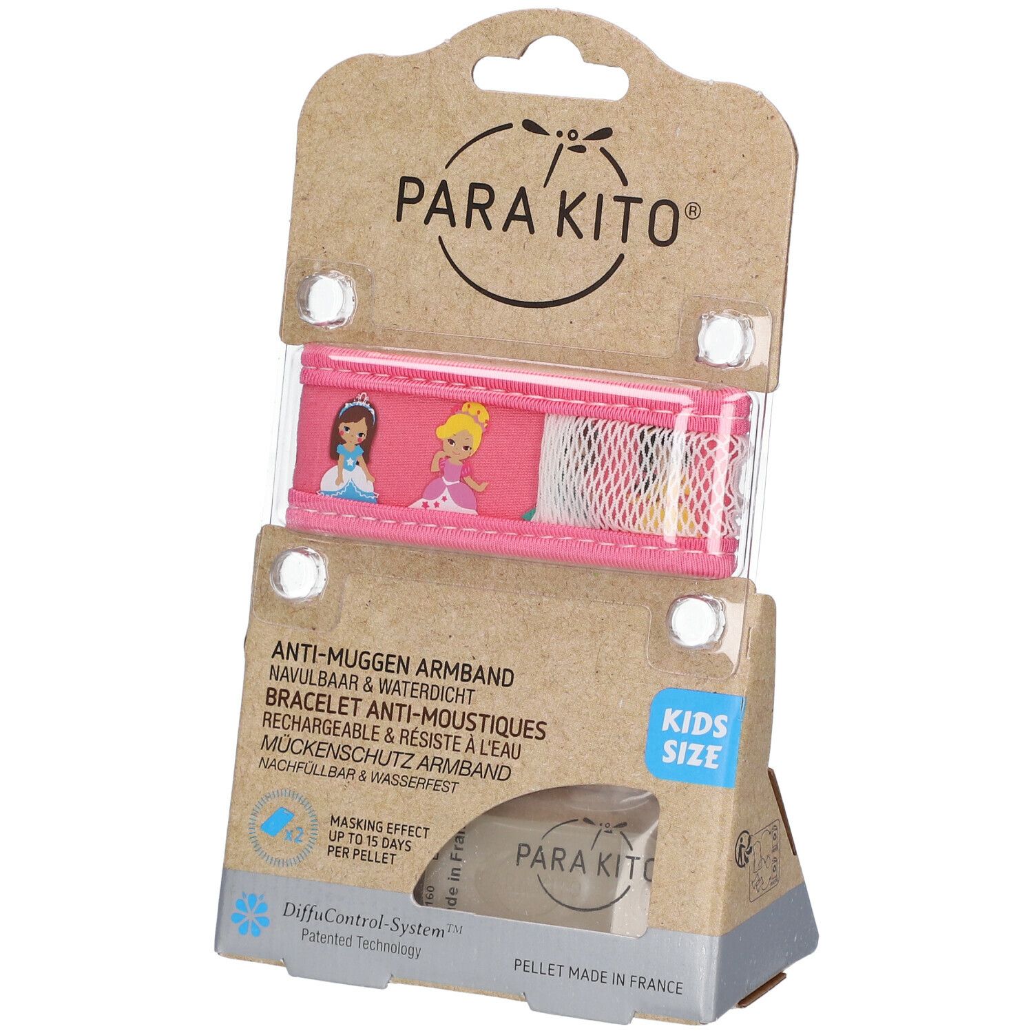 Para'Kito Anti Zanzara Polsino Kids Principessa Ricaricabile
