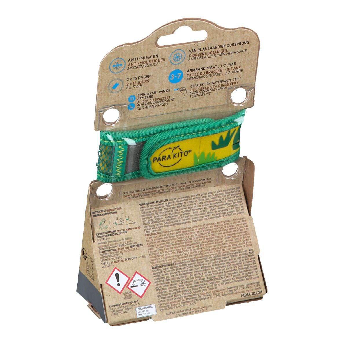 Para'Kito Anti Zanzara Polsino Kids Coccodrillo Ricaricabile