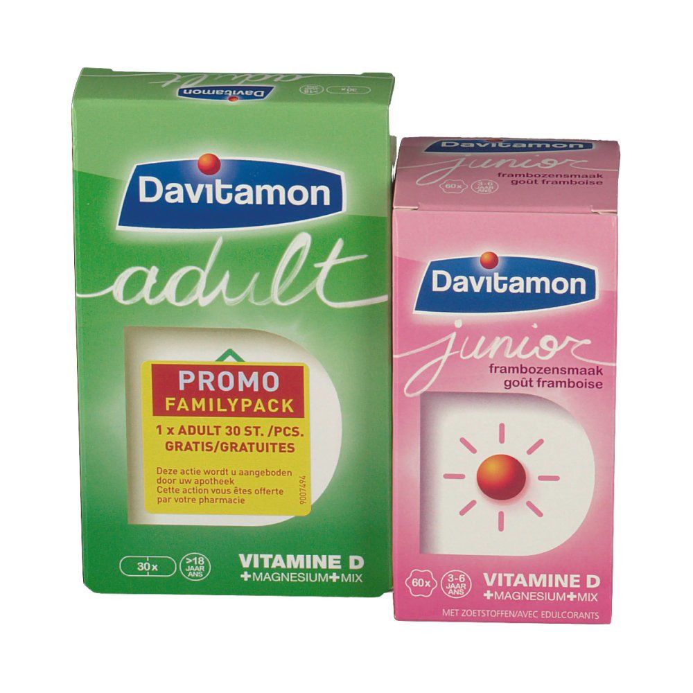Davitamon Junior Lampone + Adulto GRATIS