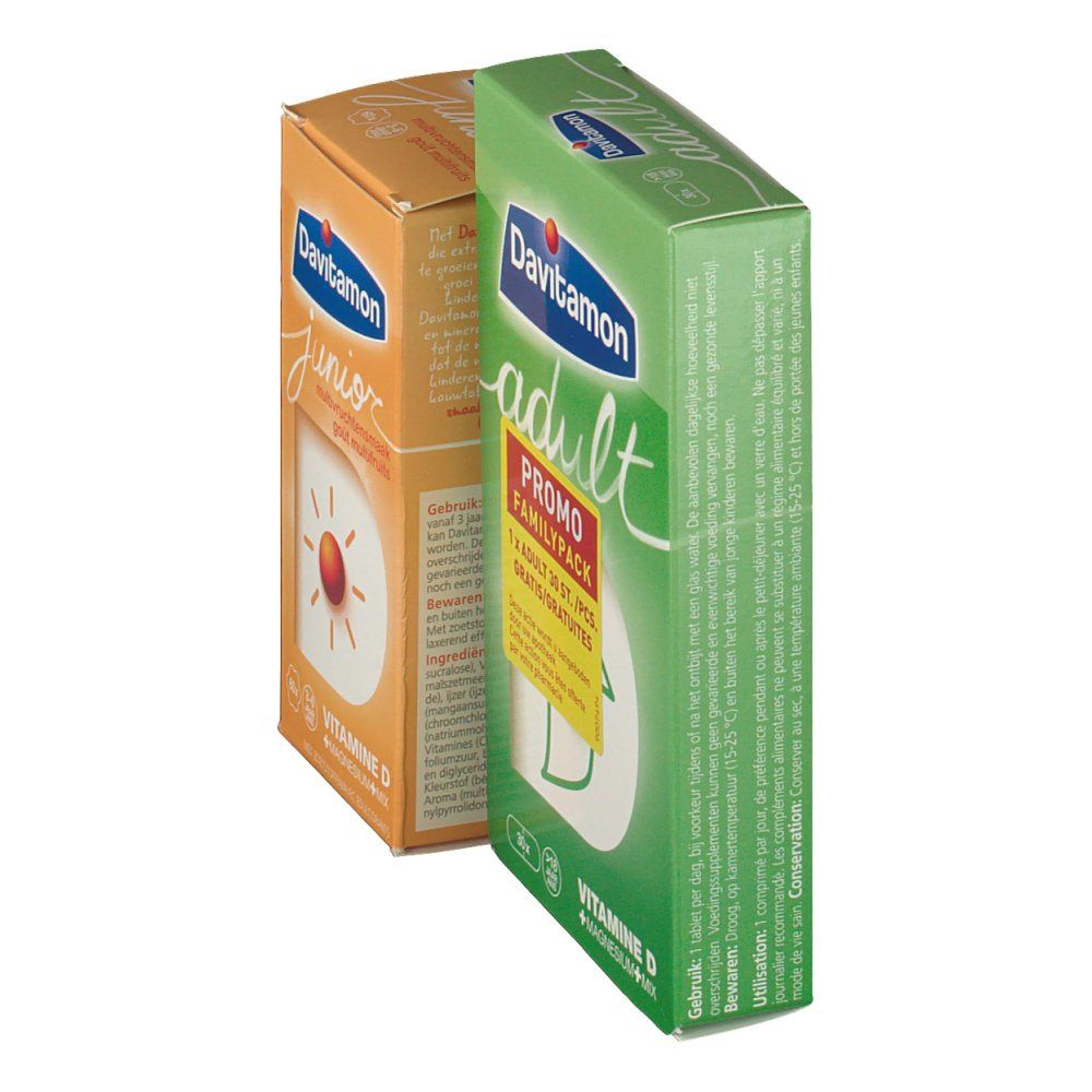 Davitamon Junior Multifrutti + Adulto GRATIS