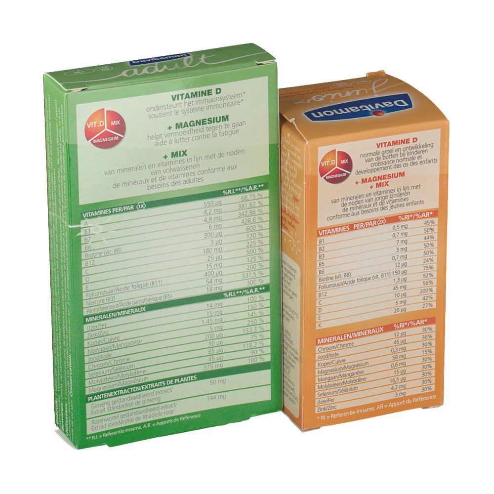 Davitamon Junior Multifrutti + Adulto GRATIS