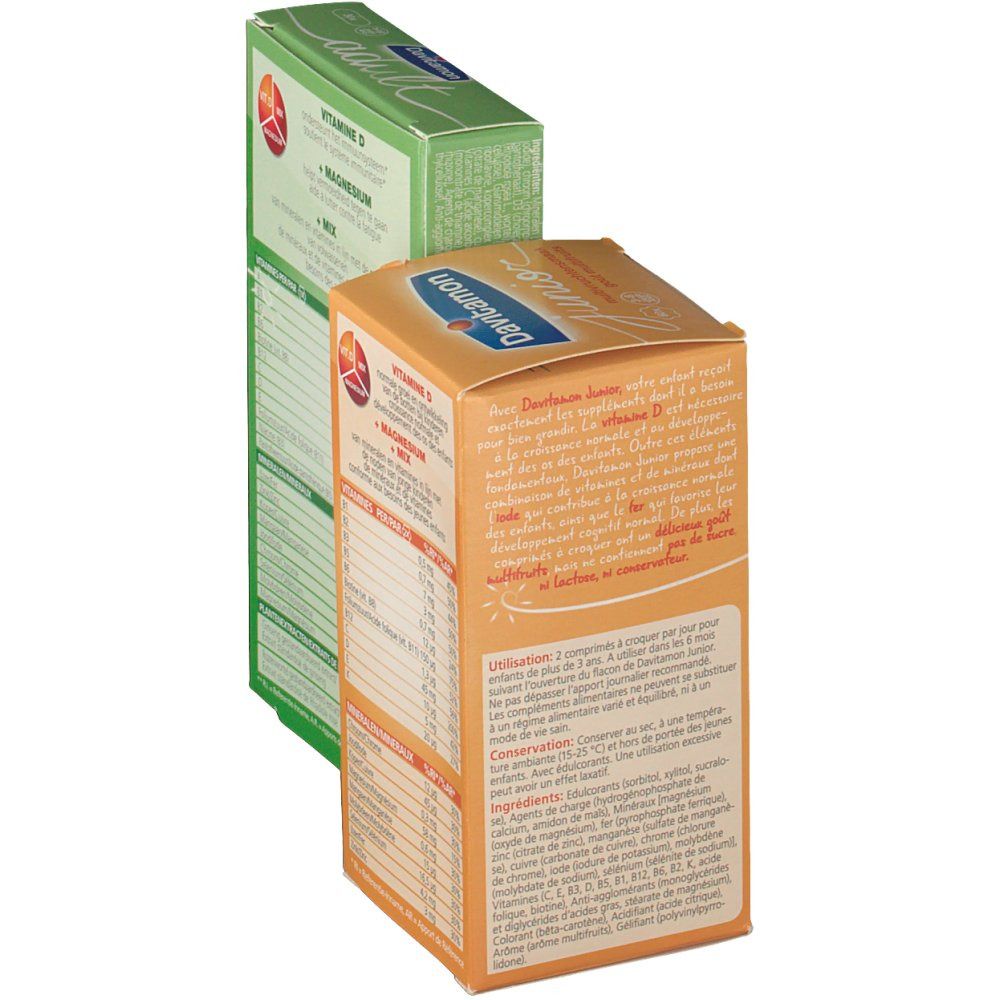 Davitamon Junior Multifrutti + Adulto GRATIS