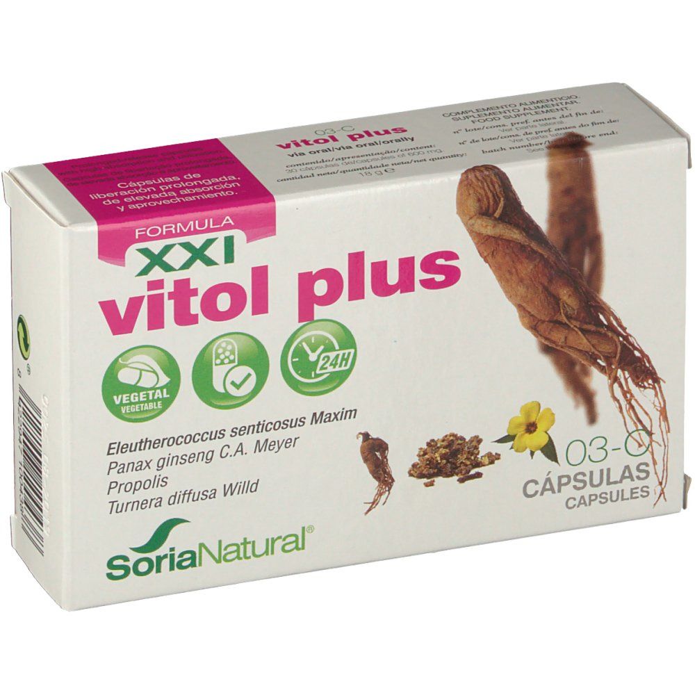 Soria Natural 3-C Vitol Plus XXI