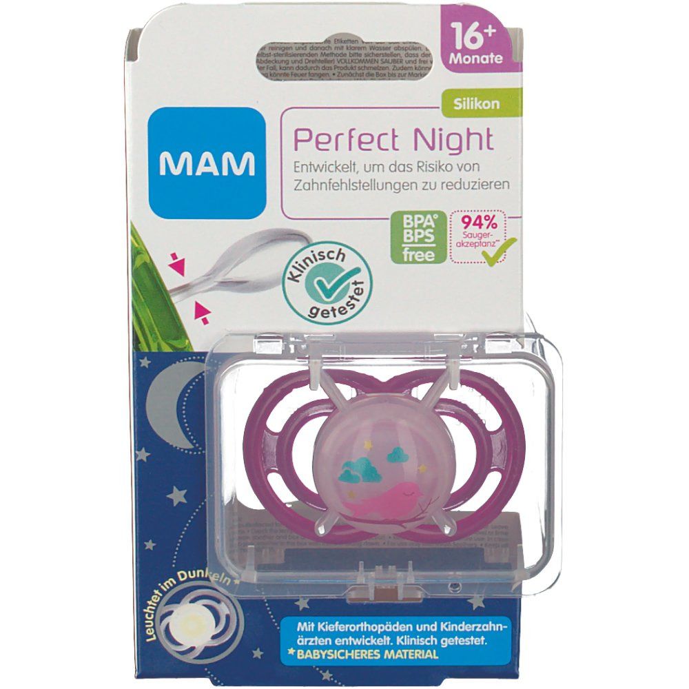 Mam Ciuccio Perfect Night Bambina 16Mesi+