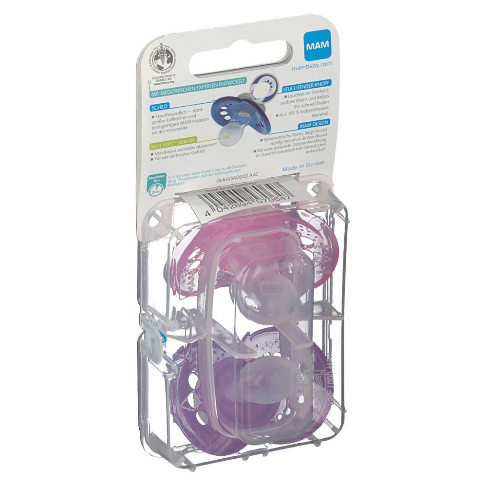 Mam Ciuccio Night Silicone Babina 16Mesi+
