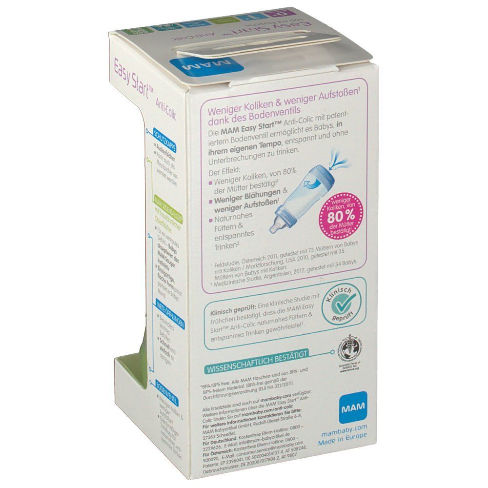 Mam Biberon Anti Colica Unisex 0Mese+