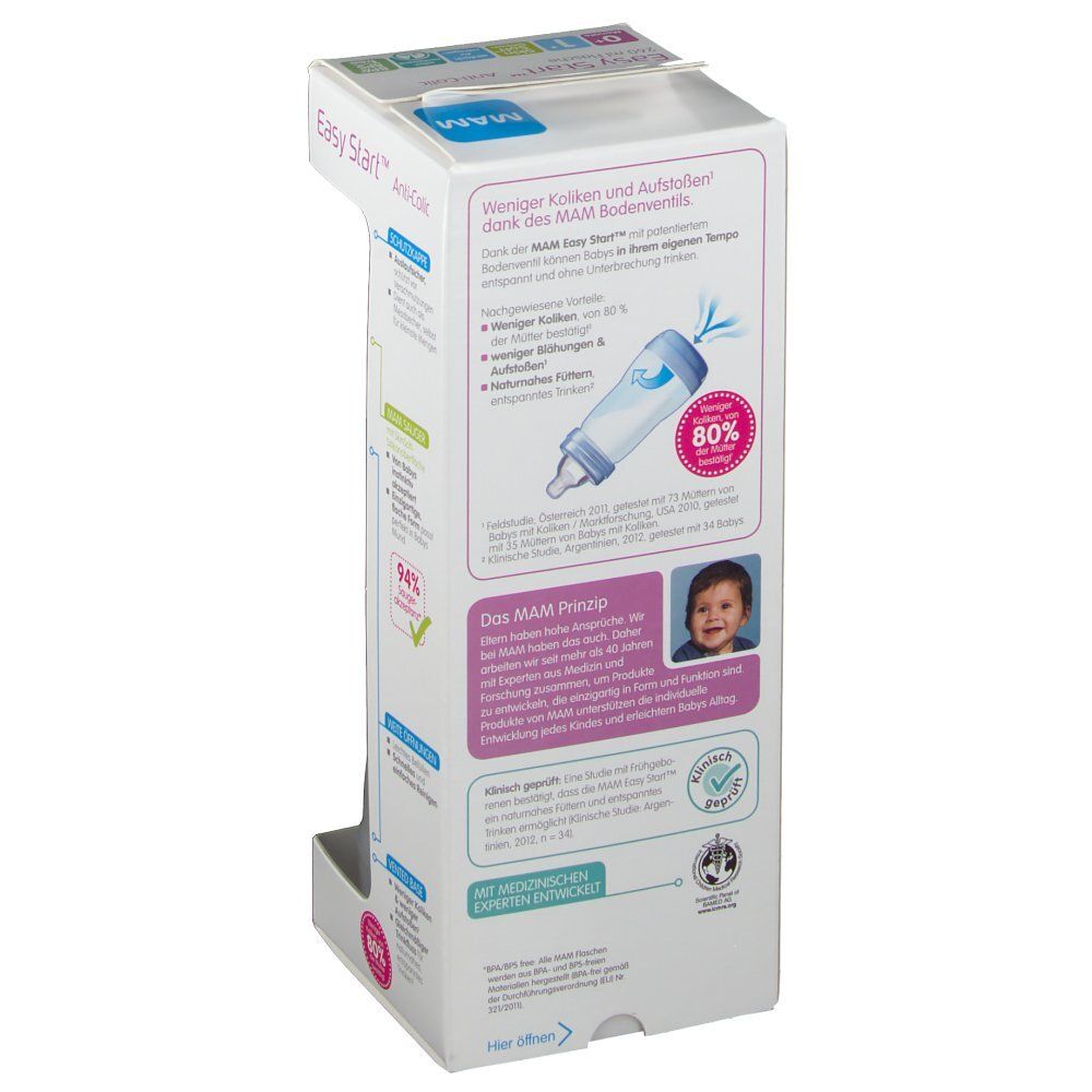 Mam Biberon Anti Colica Unisex 0Mese+