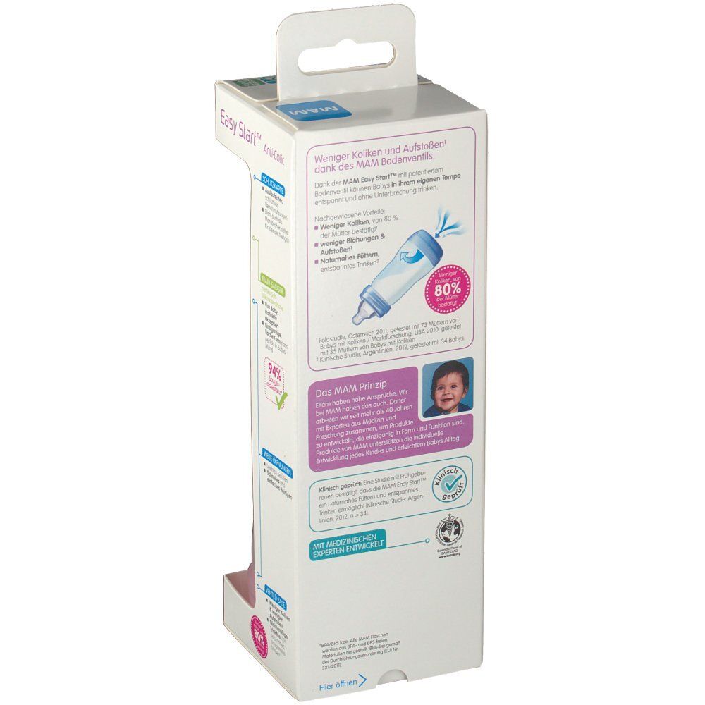Mam Biberon Easy Start Anti Colica Ragazza 4Mesi+