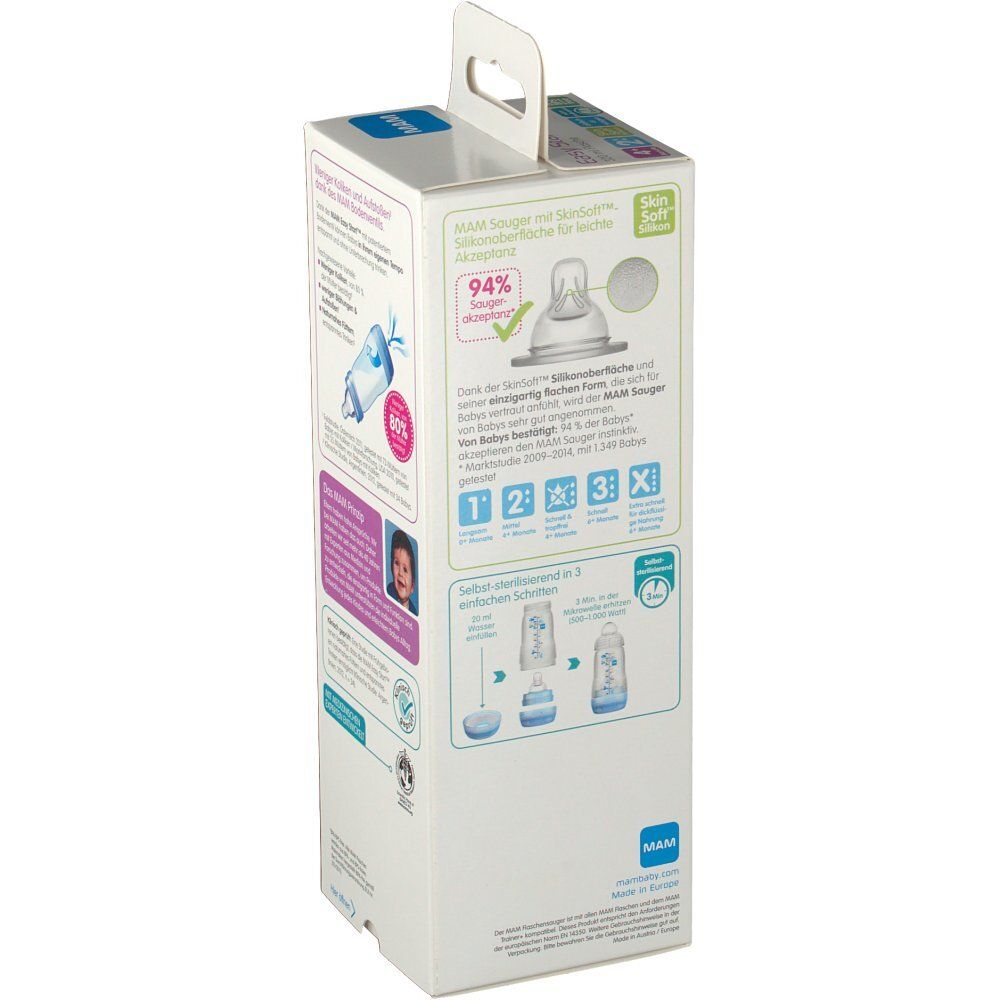 Mam Biberon Easy Start Anti Colica Ragazza 4Mesi+