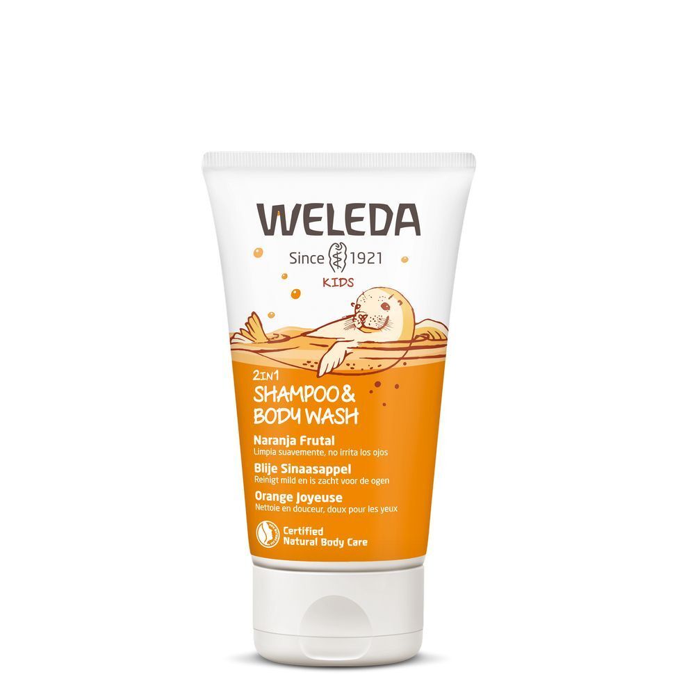 WELEDA Kids 2 in 1 Shampoo & Body Wash Happy Orange