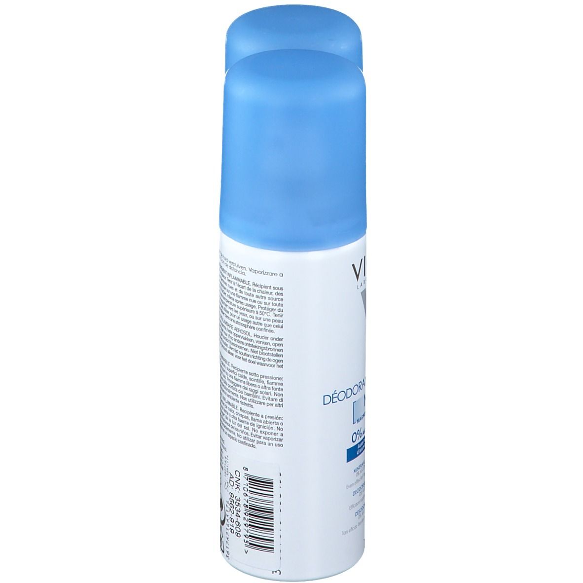 Vichy Mineral Deodorant Reactive Skin 48H Duo
